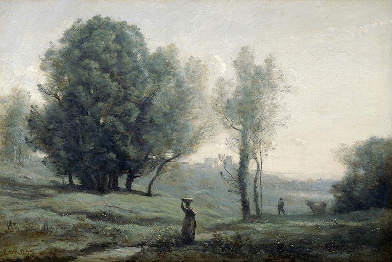 Jean-Baptiste Camille Corot Landscape Germany oil painting art